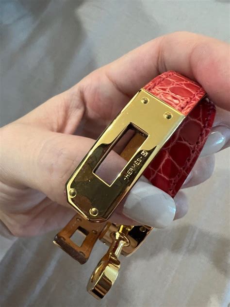 hermes crocodile bracelet.